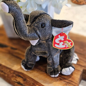 Trumpet The Elephant TY beanie baby Vintage